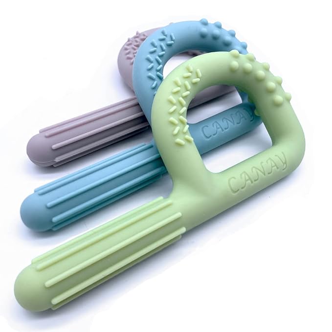 Xtra Tough Hand-Held Sensory Chew Toys by CANAY
