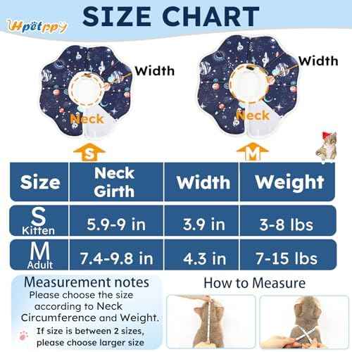 Cat Cone Collar Soft, Waterproof Cat Recovery Collar After Surgery