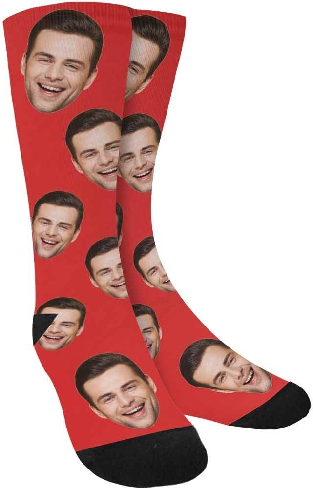 MyPupSocks Custom Personalized Photo Pet Face Socks, Cat and Dog Tracks Paws by MyPupSocks