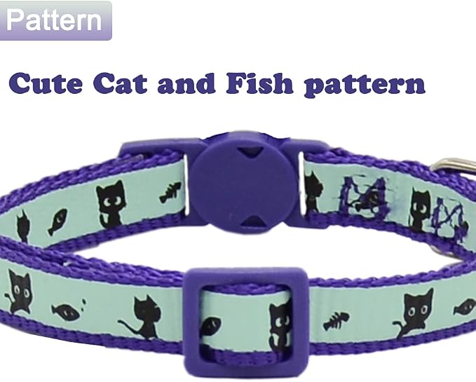 2 Pack Glow in The Dark Cat Collar - Image 5