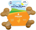 Chew’EMS X Bone Dog Chew Toy for Aggressive Chewers – Long-Lasting Chicken by Chewems