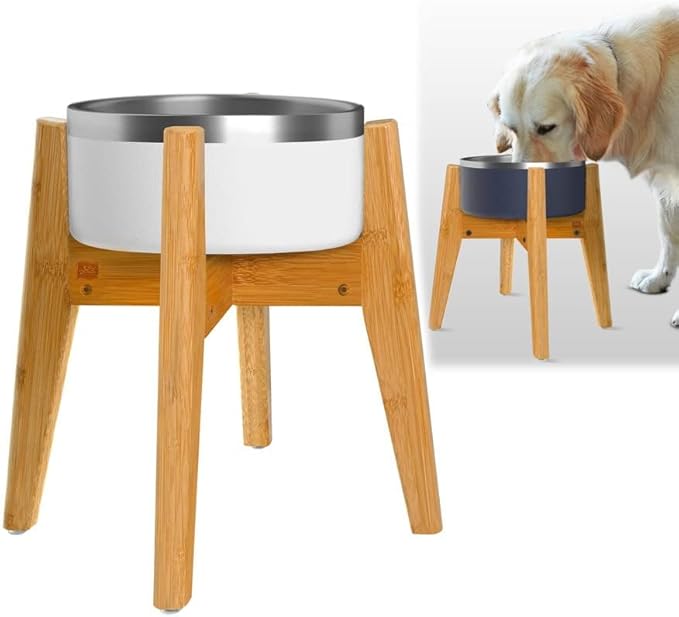 Dog Bowl Stand - Ideal for Large Breeds, Use to Elevate, Raise Pet Dishes - Image 2