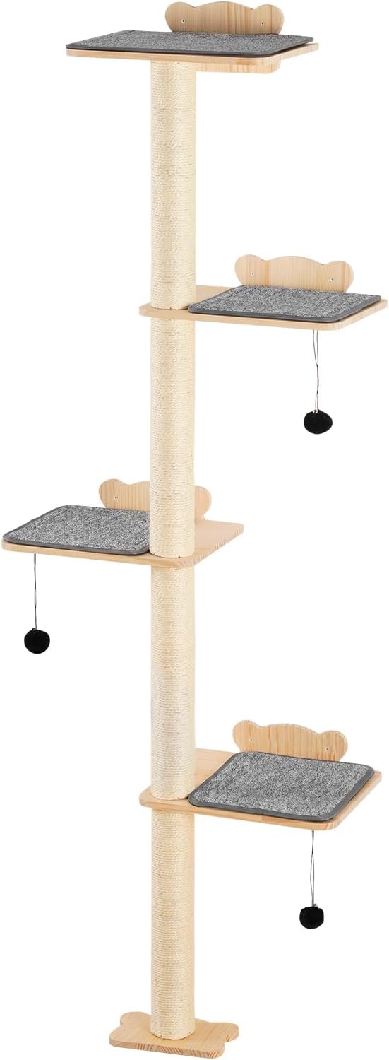 VEVOR 4 Tiers Cat Wall Furniture Set - Image 12