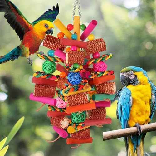 Kyouki Parrots Toys for Cockatiels, Budgies, Conures, Lovebirds