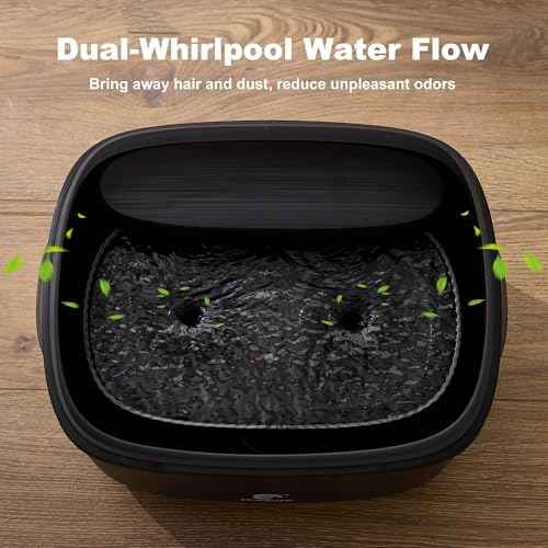 Dog Water Fountain for Large Dogs, 2.1Gal/8L Dog Water Bowl Dispenser