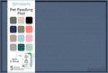 Dog Food Mat - Raised Edges Dogs Mat by PETHAPPILY