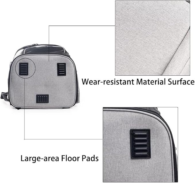 Expandable Cat Carrier Backpack, Large Soft Airline Approved Collapsible Pet Bag - Image 5