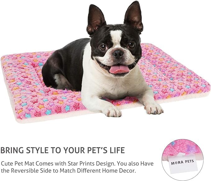 Mora Pets Dog Bed Crate Pad Ultra Soft Pet Bed - Image 6