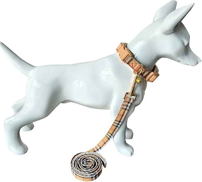 SuperBuddy Dog Collar and Leash, Breathable Adjustable Dog Collar-Safe