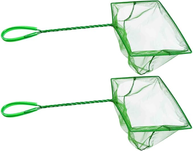 Aquarium Fishing Net Fish Tank Cleaning Tools Fine Mesh Net by AOODOOM