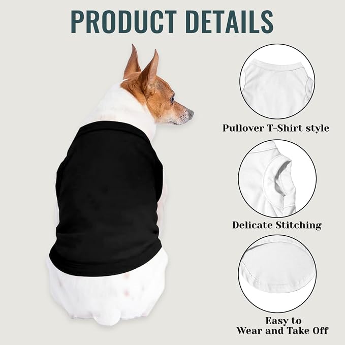 Custom Dog Shirt Pet Clothes Breathable Shirts - Image 4