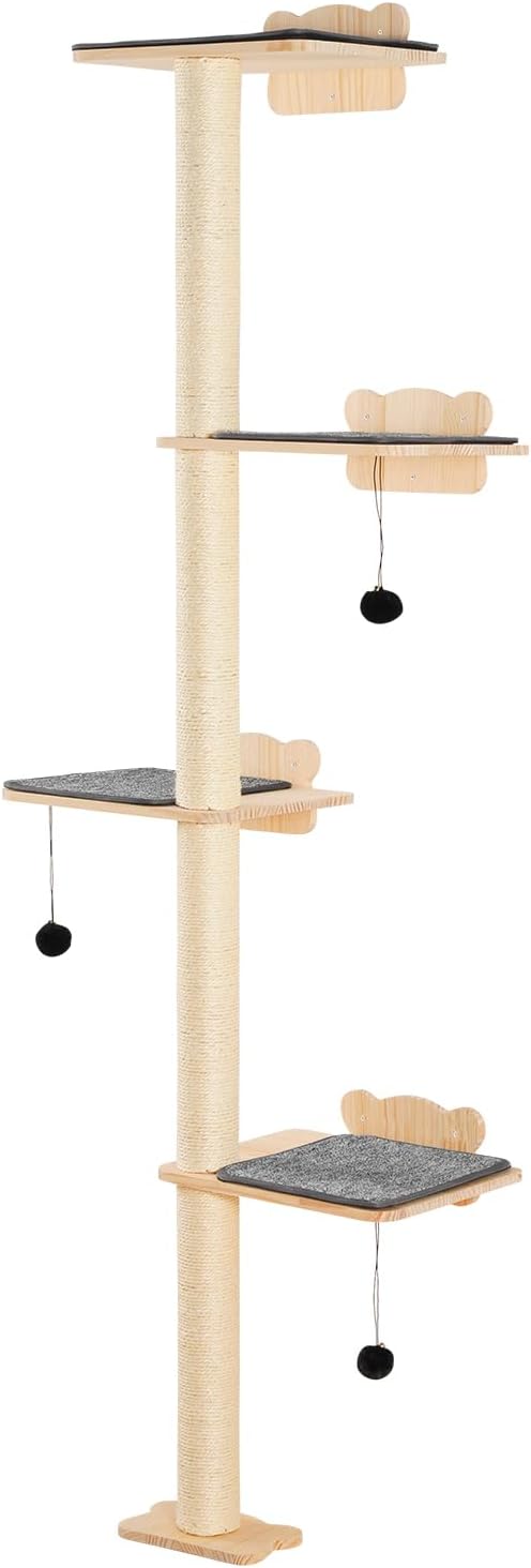 VEVOR 4 Tiers Cat Wall Furniture Set - Image 9