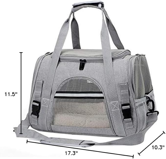 Cat Carriers, Dog Carriers, Pet Carriers – Airline-Approved Soft-Sided Bag - Image 10