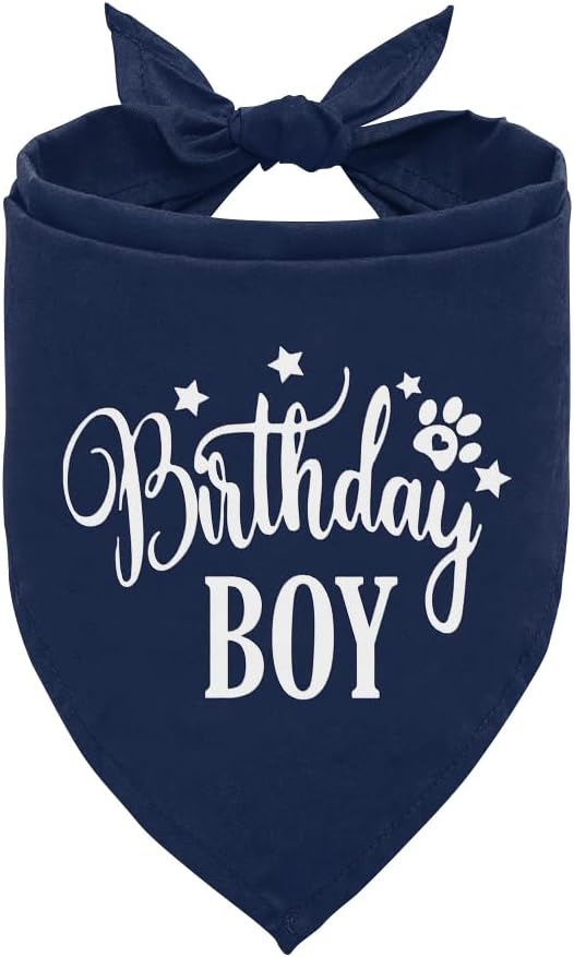 Happy Birthday Dog Bandana, Dog Bandana by corner+wind