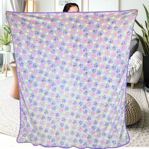 Dog Blankets for Large Dogs, 3 Pcs Dog Blanket Washable, Soft Fluffy
