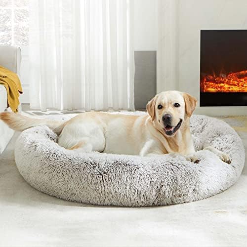 WESTERN HOME WH Calming Dog & Cat Donut Cuddler, Anti-Anxiety Warming Cozy Soft - Image 4