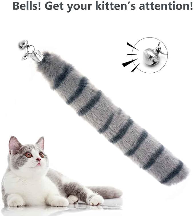 LASOCUHOO Cat Worm Toys, Interactive Cat Wand Replacement, Wand Refill - Image 3
