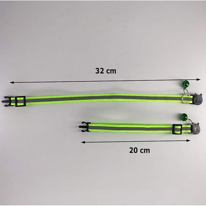 6 Pack Reflective Cat Collar - Image 3