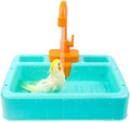 kathson Bird Bathtub, Parrot Shower Box, Automatic Parakeet Bathtub by kathson