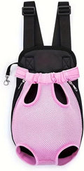 Pet Dog Carrier Backpack, Portable Breathable Mesh Chest Carrier, Polyester by Unknown