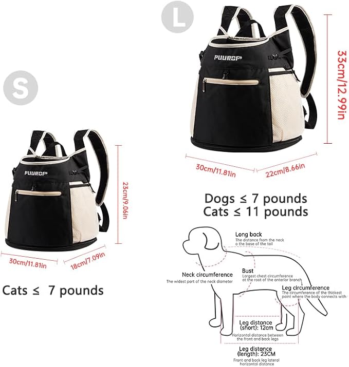 Backpack for Dog Accessories Small Dog cat go Out Bag Break Free Walk Dog Dirty - Image 6