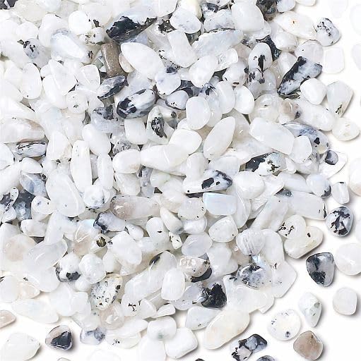 YATOJUZI Moonstone 1LB Aquarium Gravel Rocks Bulk Wholesale Tumbled Crystals by YATOJUZI