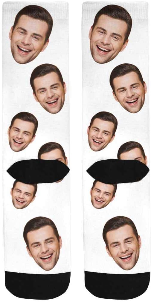 MyPupSocks Custom Personalized Photo Pet Face Socks, Cat and Dog Tracks Paws - Image 5