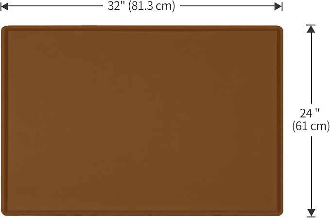 Dog Food Mat, Silicone Waterproof Food Tray, Non Slip Pet Bowl Mats Placemat - Image 5