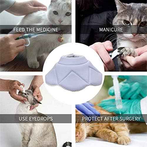 Soft Cat Recovery Collar,Adjustable Dog Cat Cone,Dog Protective Cone
