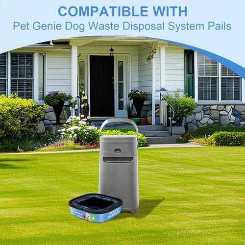 Genie Refill Bags for Cat Dog 2 Pack - Total 56FT Lasts Up to 8 Months
