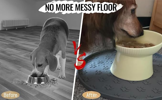Dog Food Mat for Food and Water, Waterproof Pet Food Mat - Image 6