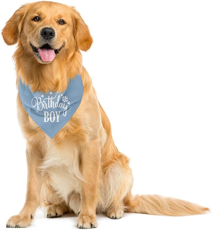 Happy Birthday Dog Bandana for Small Medium Large Dogs - Image 4