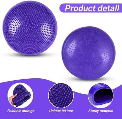 Dog Balance Disc 14", Dog Balance Equipment with Cushion and Pump, Pet
