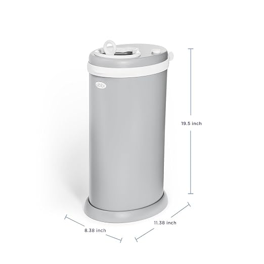 Ubbi Stainless Steel Diaper Pail, Odor Locking, No Special Bag Required - Image 6
