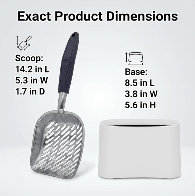 Heavy-Duty Metal Cat Litter Scoop - Image 2