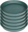6 Pack Plastic Plant Saucer Planter Water Drip Tray, 4 5 6 7 8 9 10 11 12 inch by Bleuhome