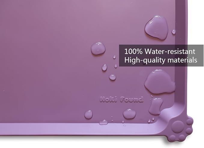 Hoki Found Large High-Sided Silicone Pet Food Tray - Image 3