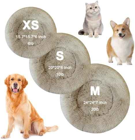 Nisrada Cat Beds for Indoor Cats,15.7 Inch Small Cats Beds