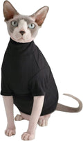 Sphynx Hairless Cats Shirt Cotton Cat Turtleneck Sweater Pullover Kitten by Kitipcoo