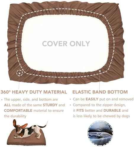 Dog Bed Cover Waterproof Replacement Machine Washable Covers for Dog
