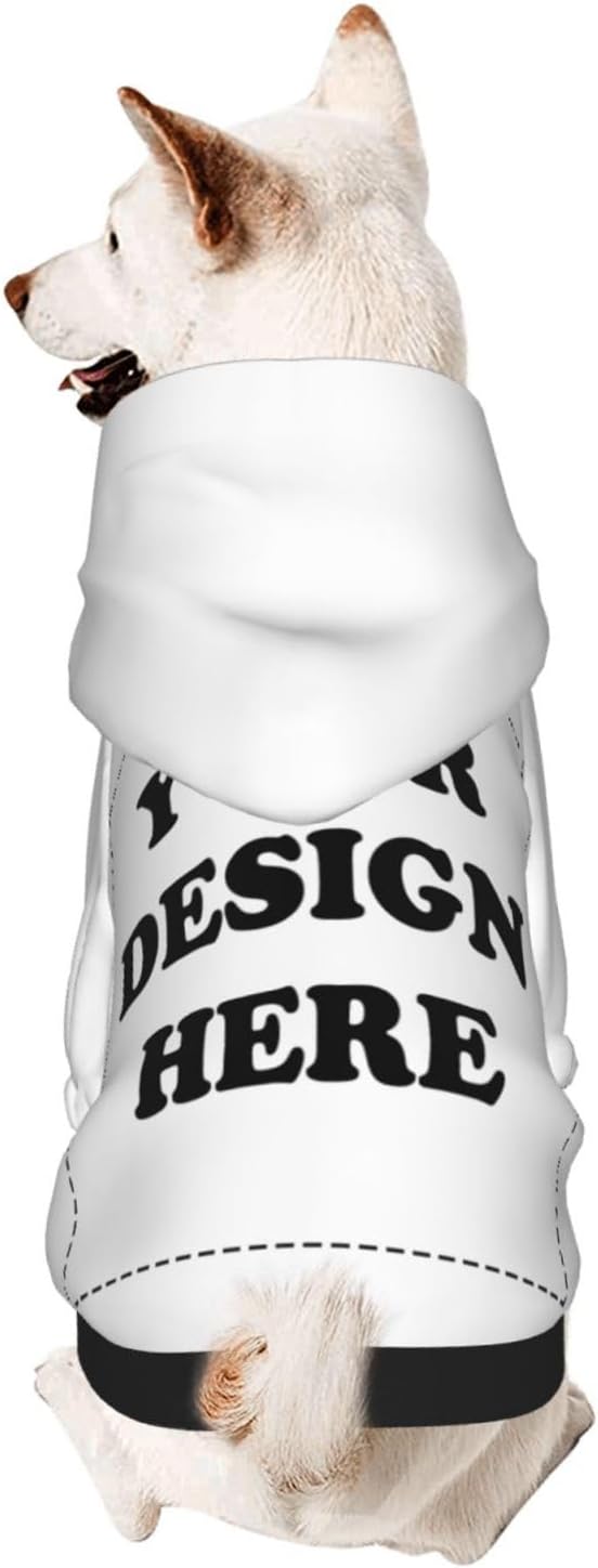 Dog Clothes, Custom Dog Hooded Sweatshirt, Personalized Pet Costume Robe Shirt by KMITBPN