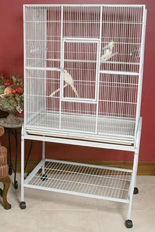 54" Large Wrought Iron Breeding Flight Canary Parakeet Cockatiel Lovebird Finch by Mcage