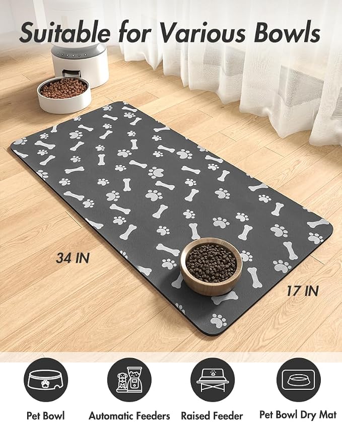 MontVoo Dog Food Mat-Pet Feeding Mat - Image 8