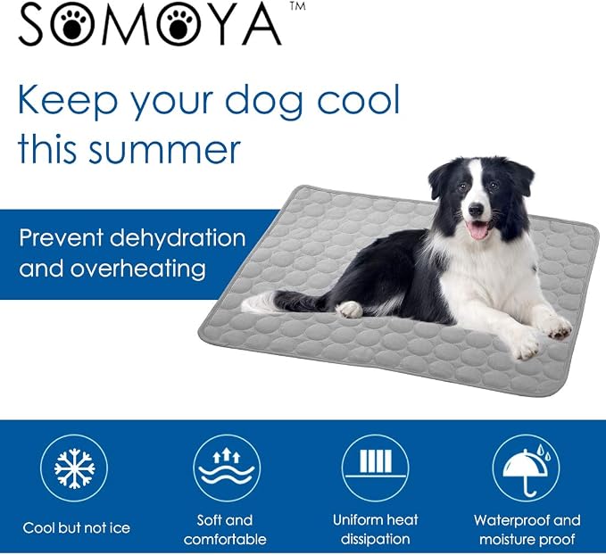 SOMOYA Dog Self Cooling Mat Pet Washable Cooling Pads Blanket Sleeping Kennel - Image 8