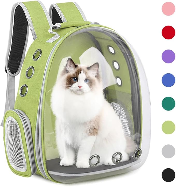 Pet Backpack Carrier, Bubble Backpack Cat Carrier, Pets and Small Dogs by Unknown