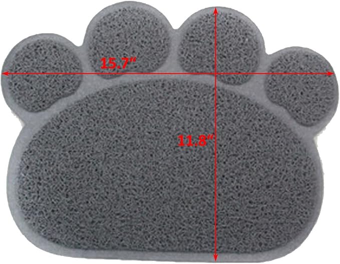 PVC Pet Dog Cat Puppy Kitten Dish Bowl Food Water Feeding Placemat, Non-Slip - Image 5