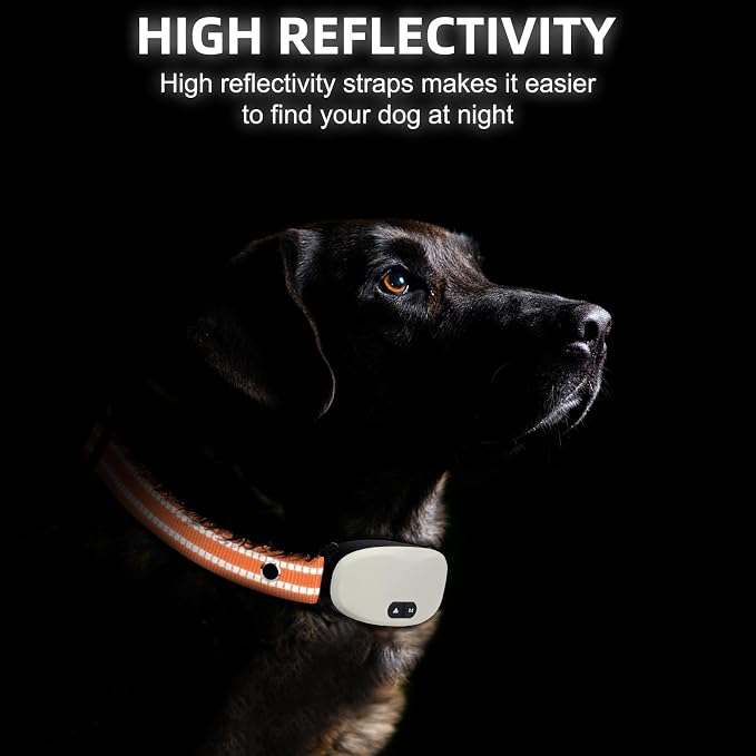 Collar Replacement Strap, Reflective Replacement Nylon Collar Strap Dog GPS - Image 2