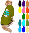 Customized Dog Hoodie with Name Logo Personalized Text Soft & Warm by Mynvzrk