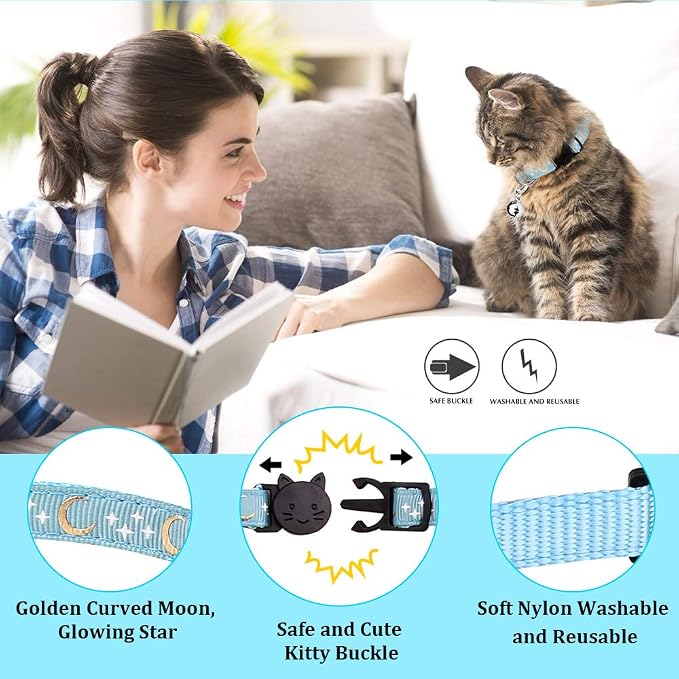 6 PCS Breakaway Cat Collars - Image 2