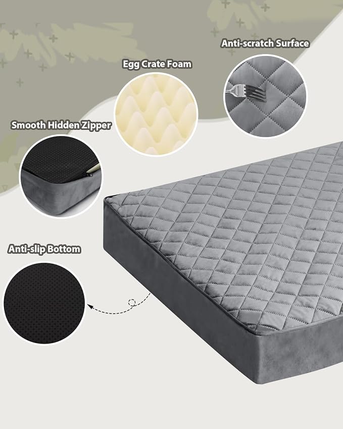 Orthopedic Dog Beds Large Sized Dog Waterproof Lining - Image 5